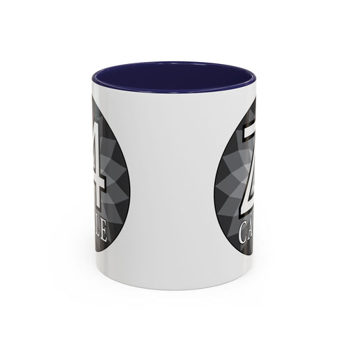 Z4 Cattle Accent Coffee Mug – Black Handle & Rim, Farm Ranch Livestock Gift