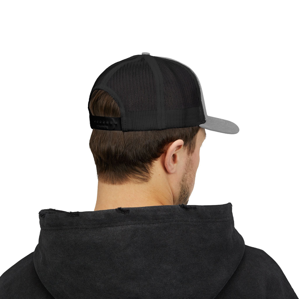 Z4 Embroidered Trucker Cap — Vintage Denim Patch Snapback