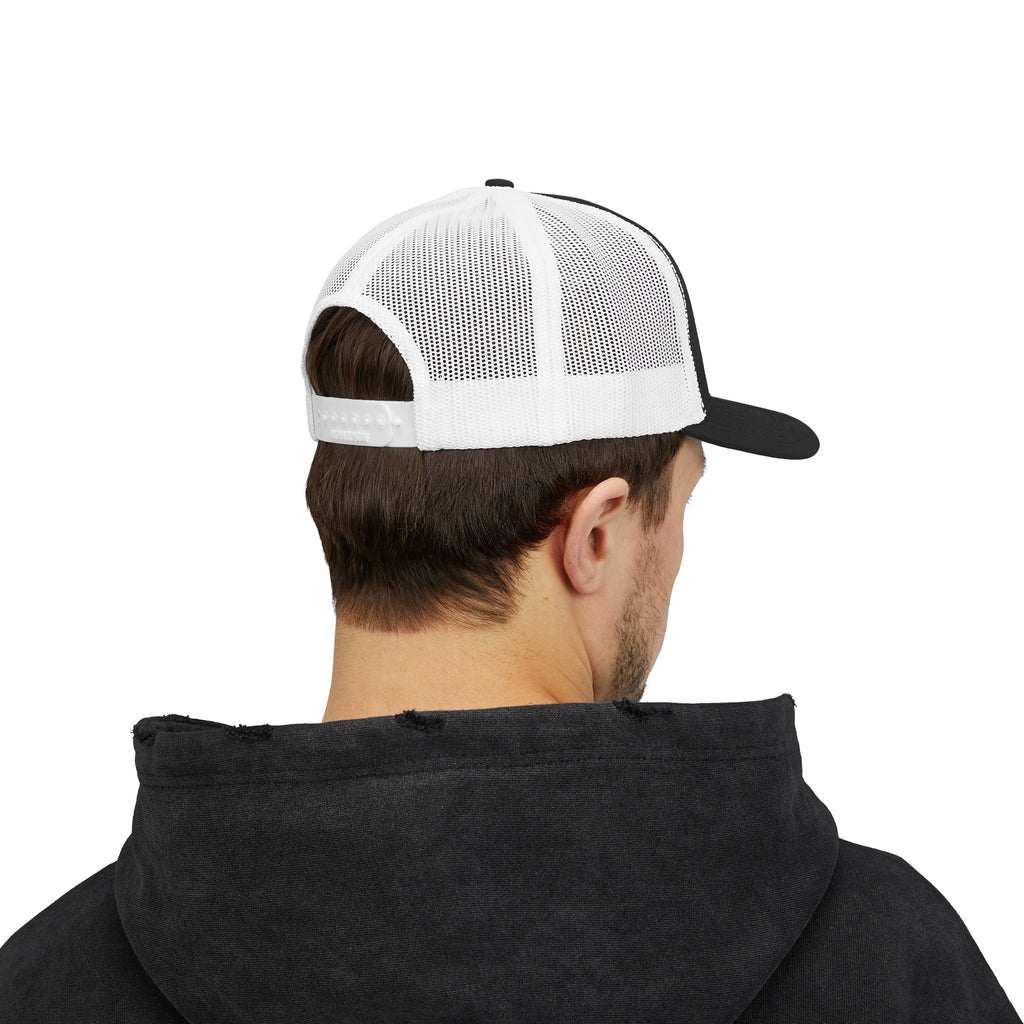 Z4 Embroidered Trucker Cap — Vintage Denim Patch Snapback