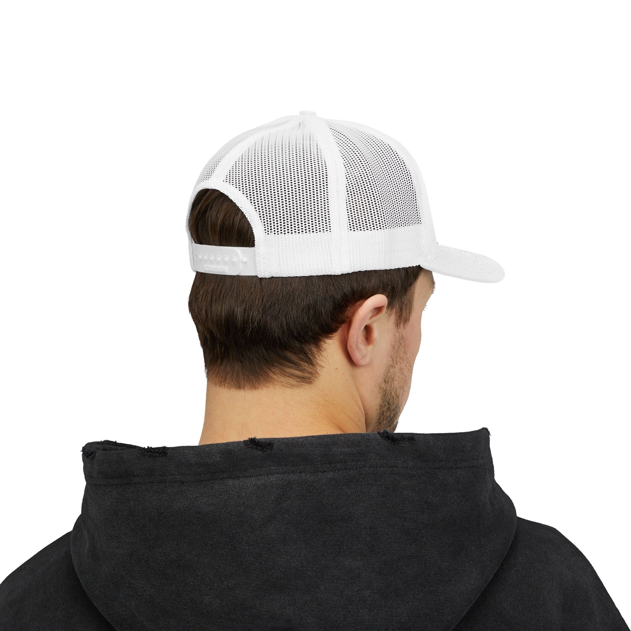 Z4 Embroidered Trucker Cap — Vintage Denim Patch Snapback