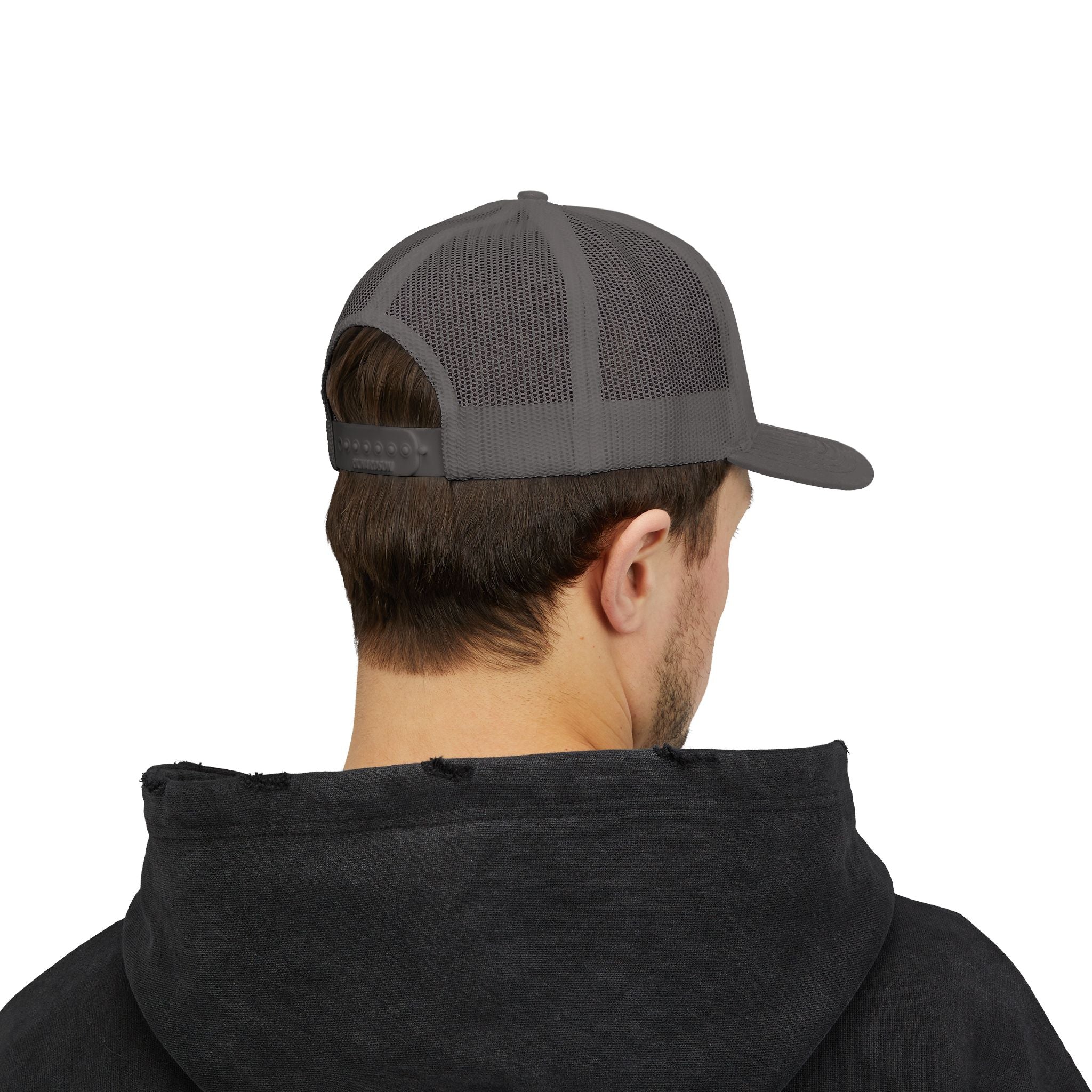 Z4 Embroidered Trucker Cap — Vintage Denim Patch Snapback