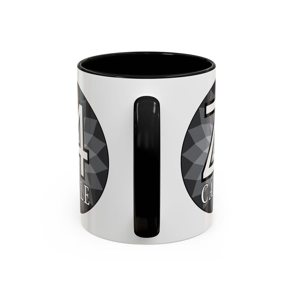 Z4 Cattle Accent Coffee Mug – Black Handle & Rim, Farm Ranch Livestock Gift