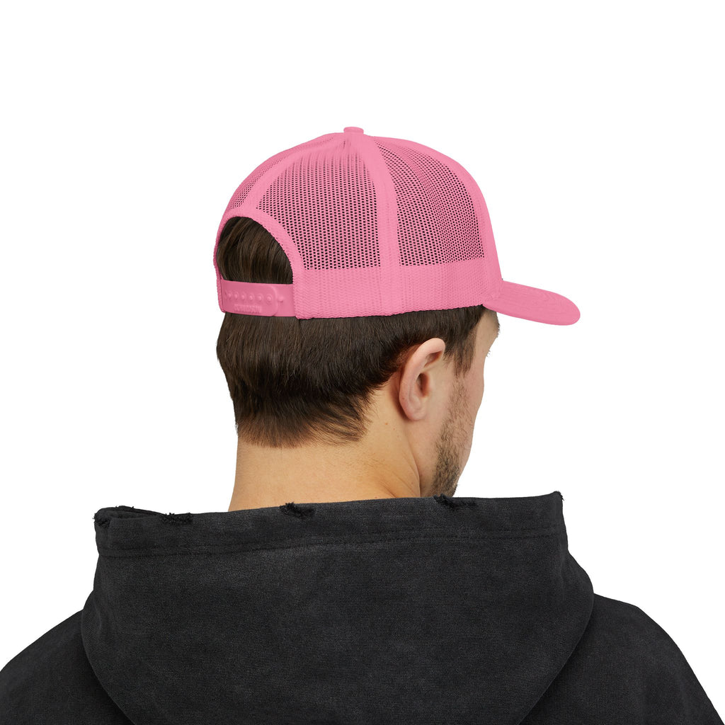 Z4 Embroidered Trucker Cap — Vintage Denim Patch Snapback