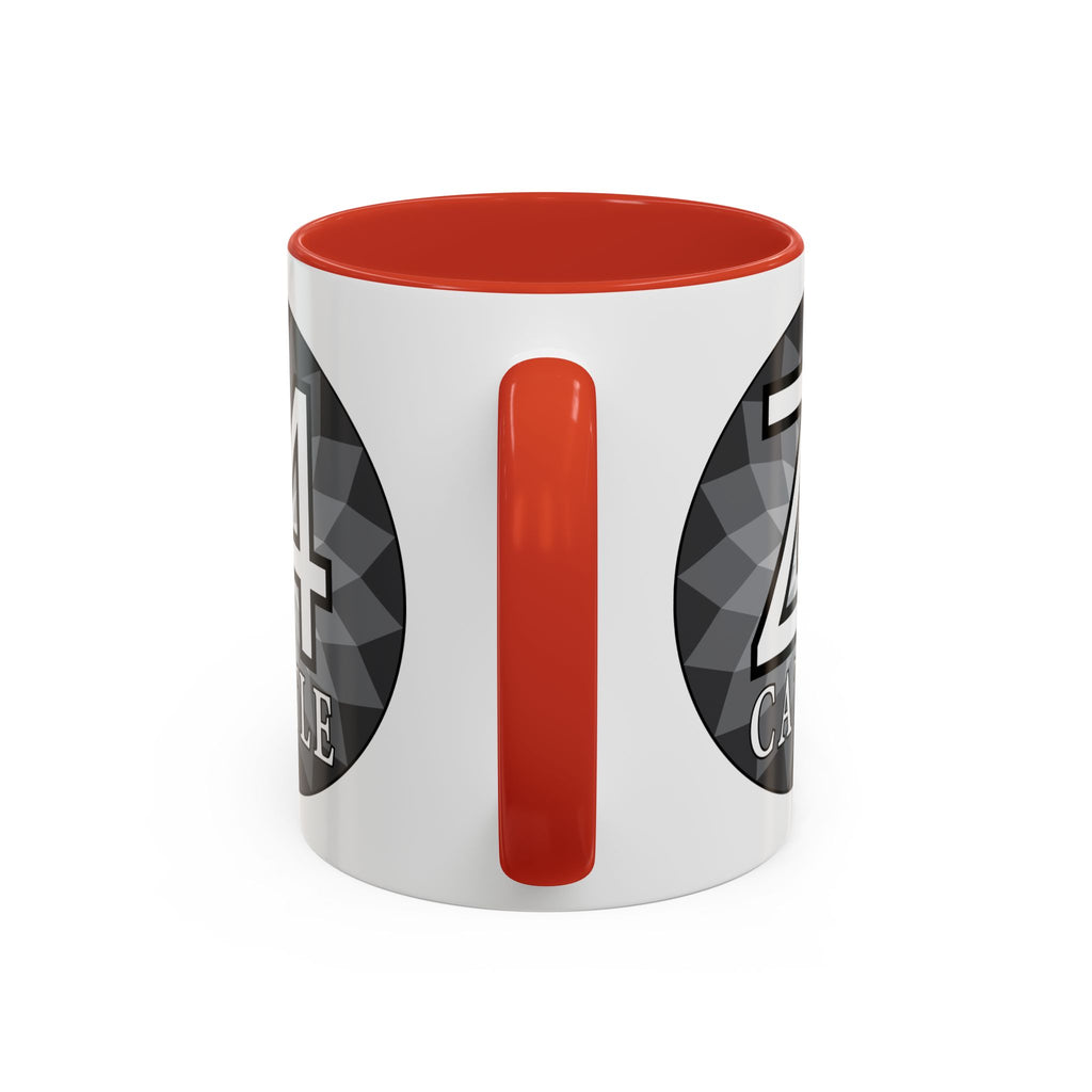 Z4 Cattle Accent Coffee Mug – Black Handle & Rim, Farm Ranch Livestock Gift