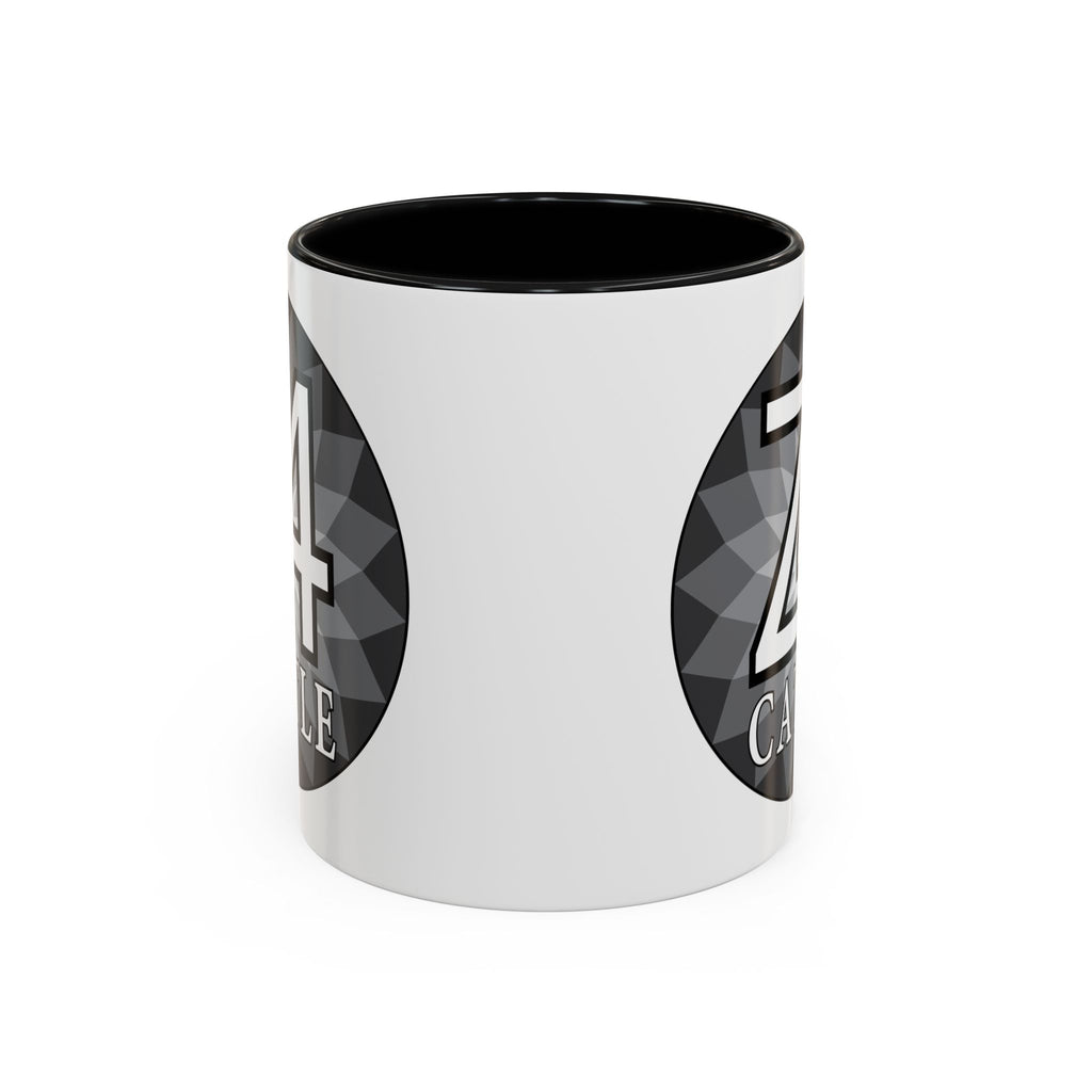 Z4 Cattle Accent Coffee Mug – Black Handle & Rim, Farm Ranch Livestock Gift