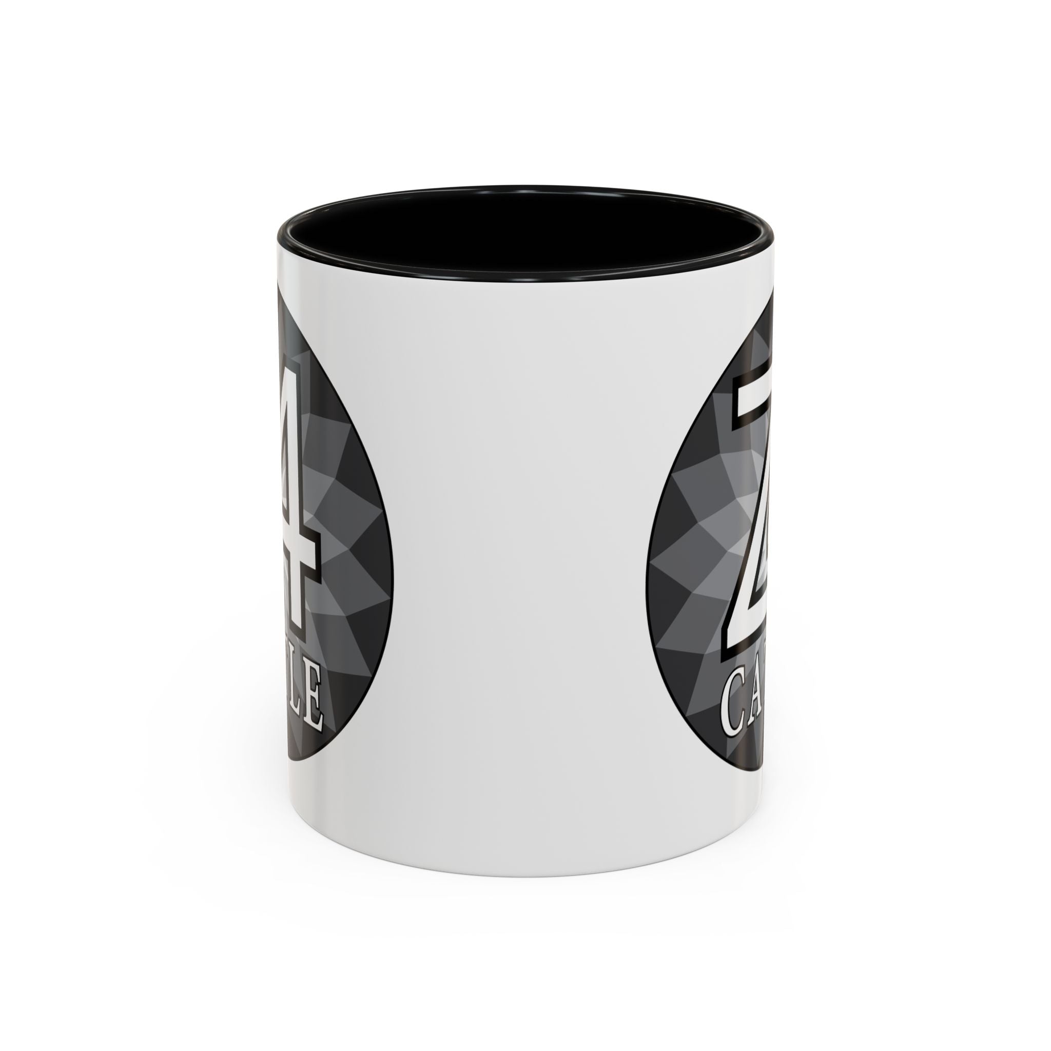 Z4 Cattle Accent Coffee Mug – Black Handle & Rim, Farm Ranch Livestock Gift