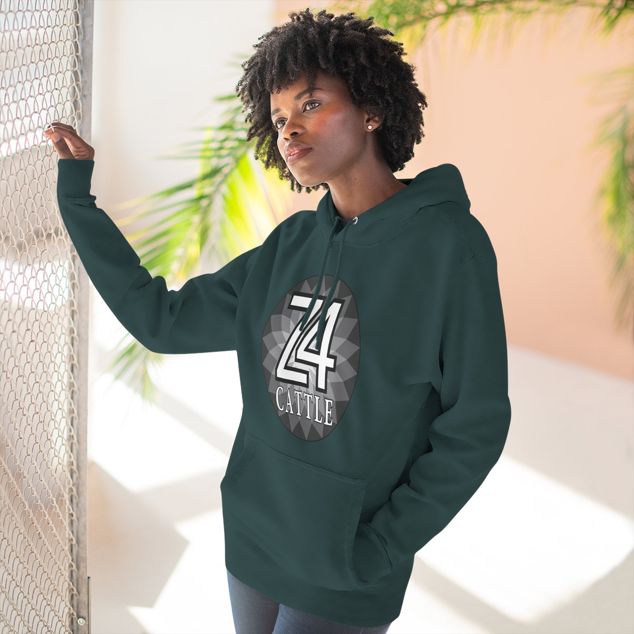 Z4 Cattle Logo Fleece Hoodie