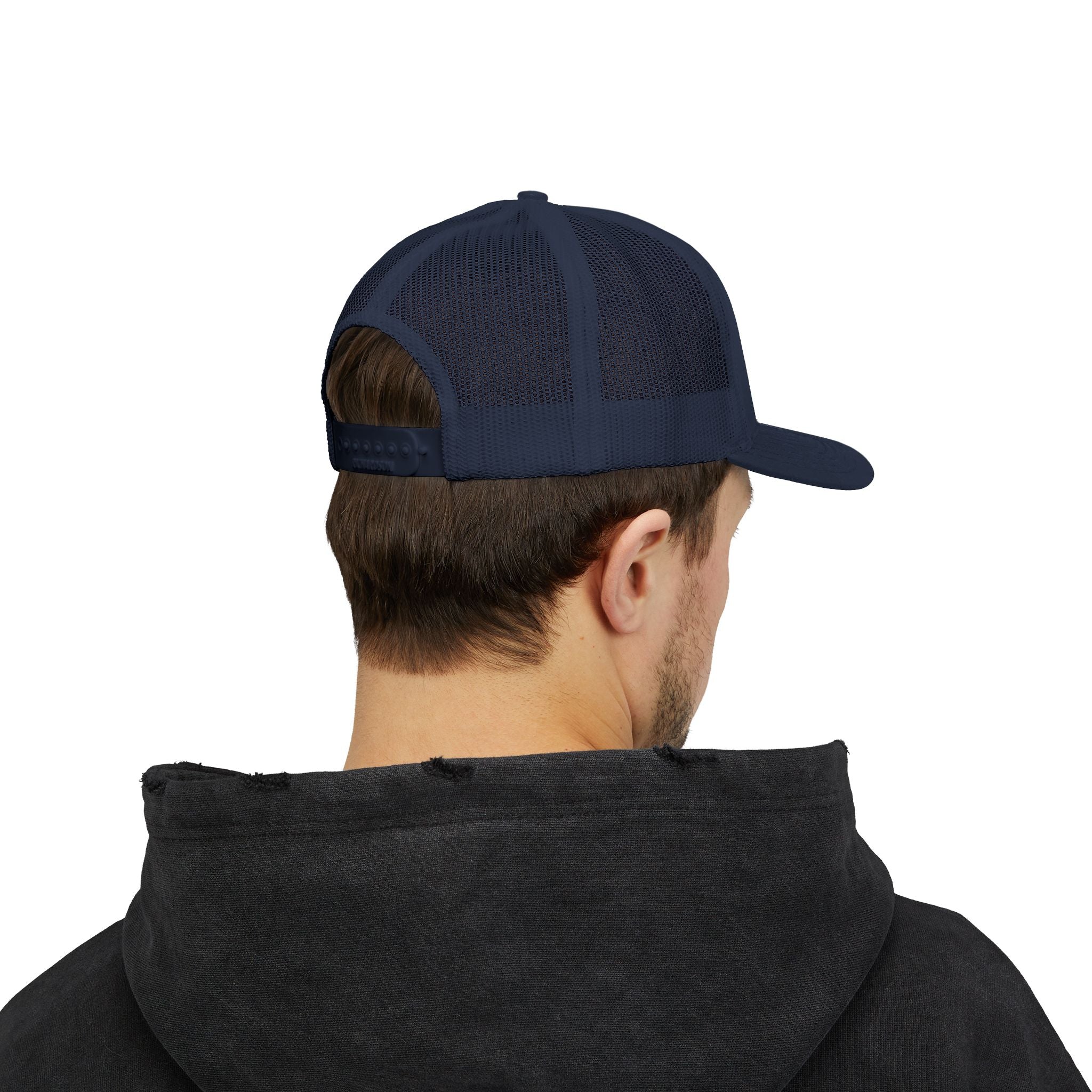 Z4 Embroidered Trucker Cap — Vintage Denim Patch Snapback