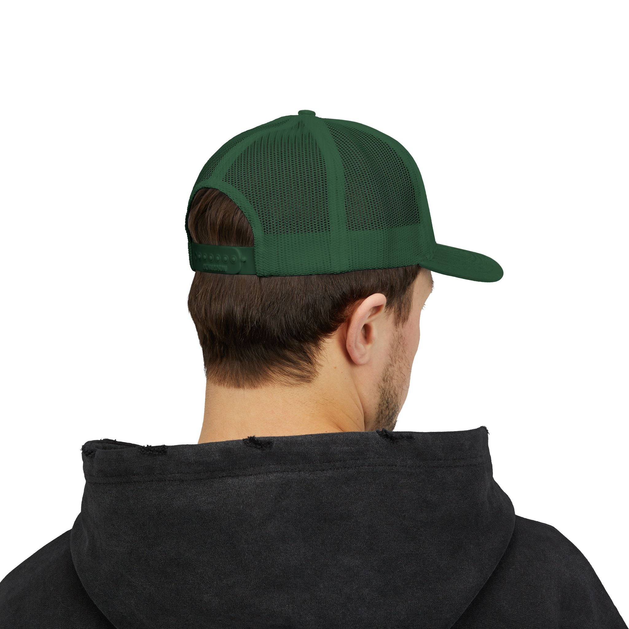 Z4 Embroidered Trucker Cap — Vintage Denim Patch Snapback