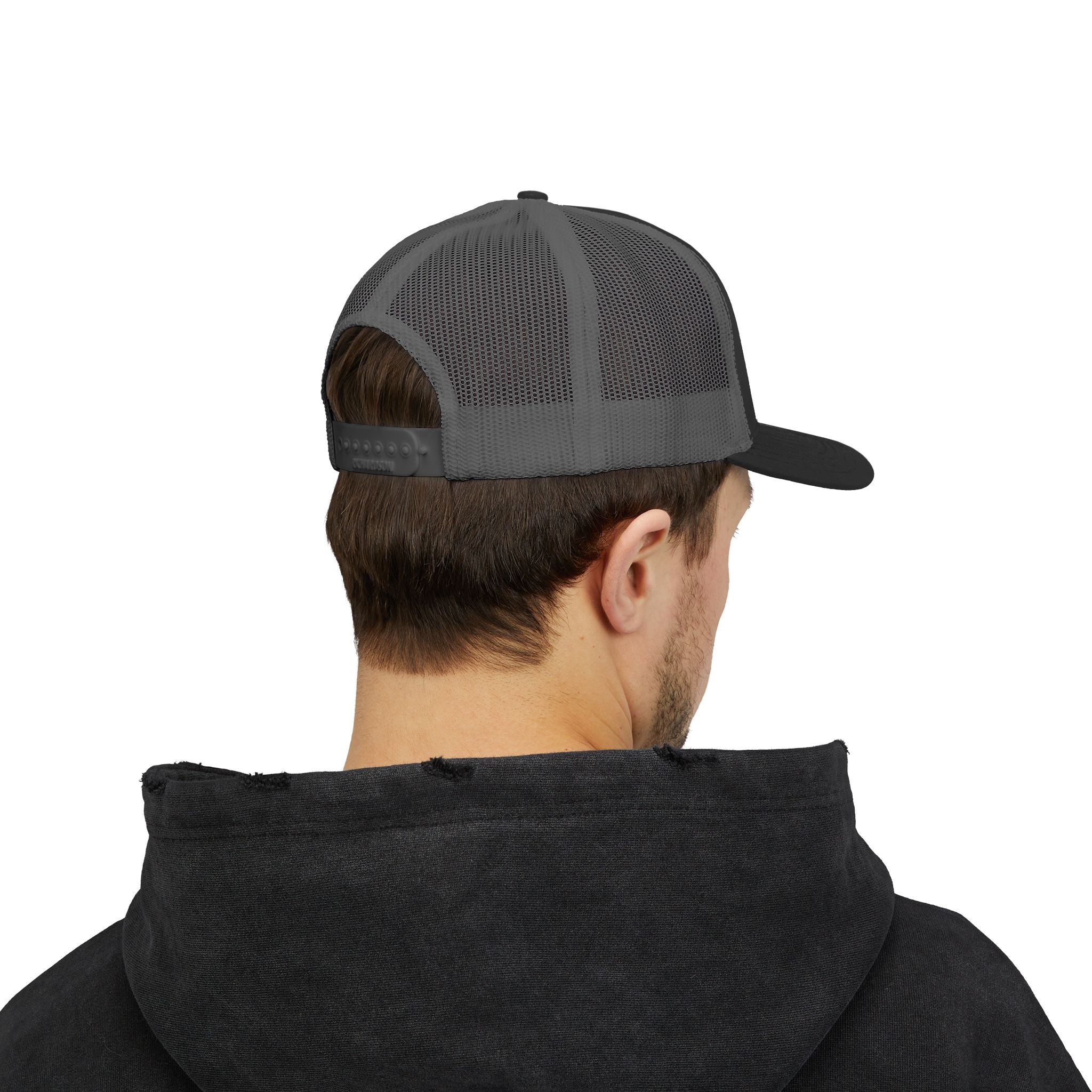 Z4 Embroidered Trucker Cap — Vintage Denim Patch Snapback