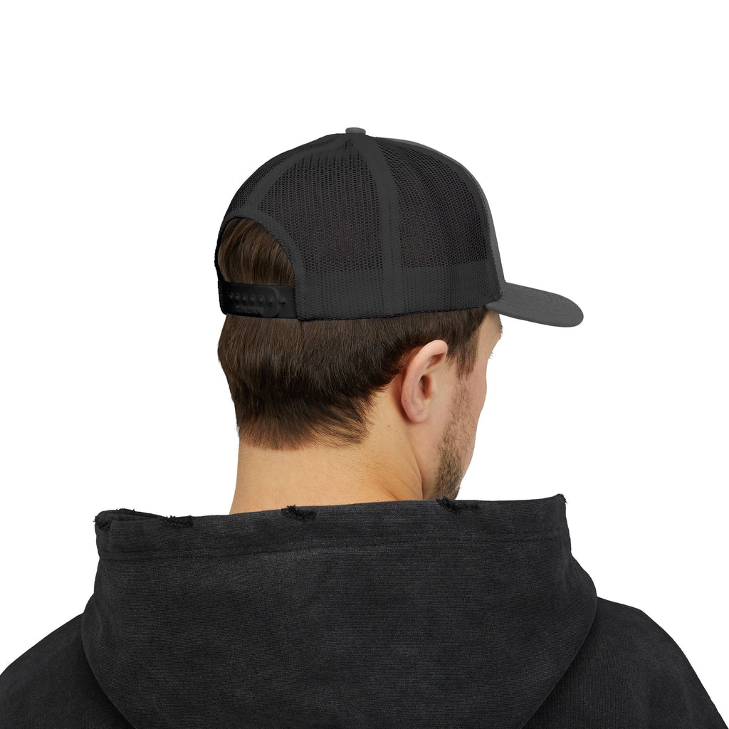Z4 Embroidered Trucker Cap — Vintage Denim Patch Snapback