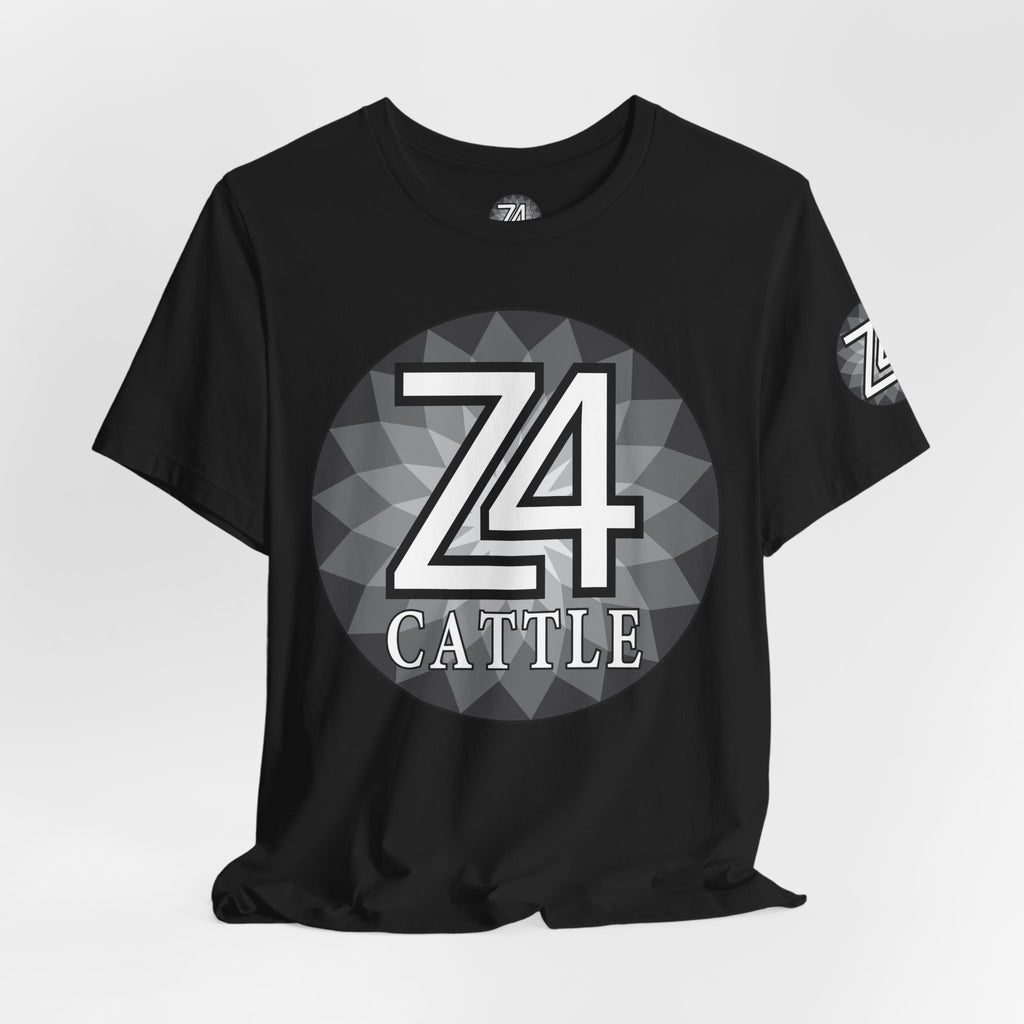 Z4 Calle Logo T-Shirt — Monochrome Urban Graphic Tee