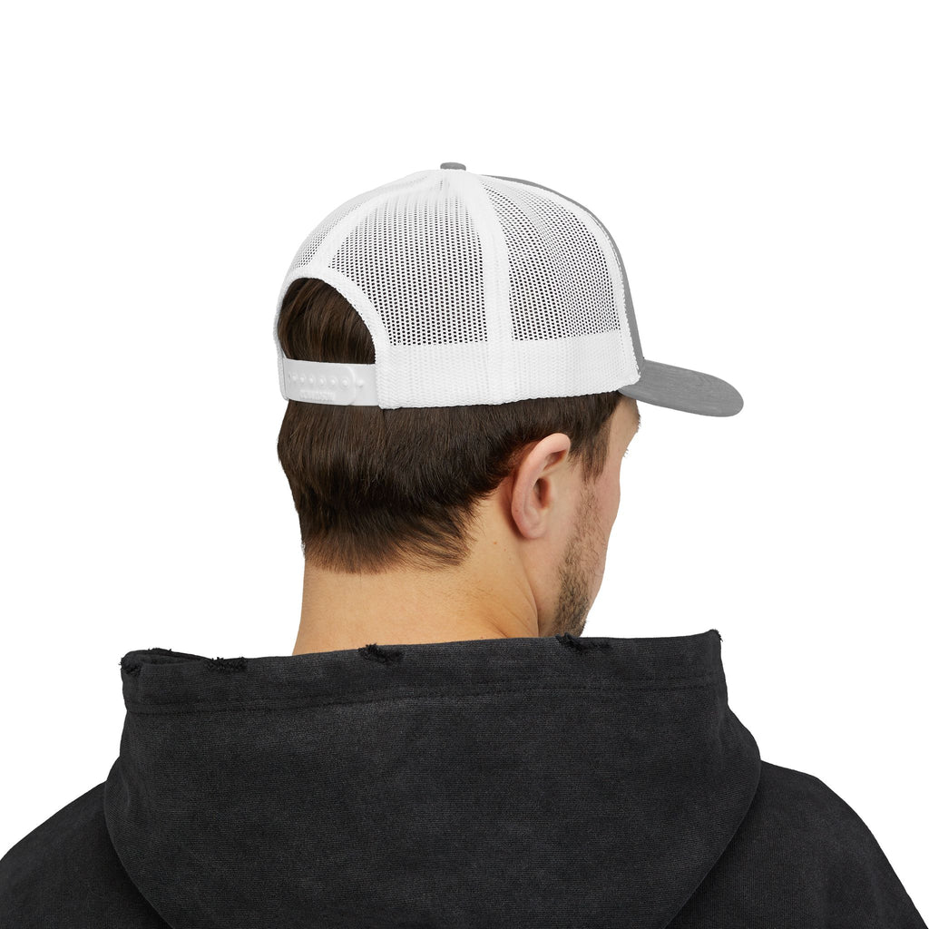 Z4 Embroidered Trucker Cap — Vintage Denim Patch Snapback