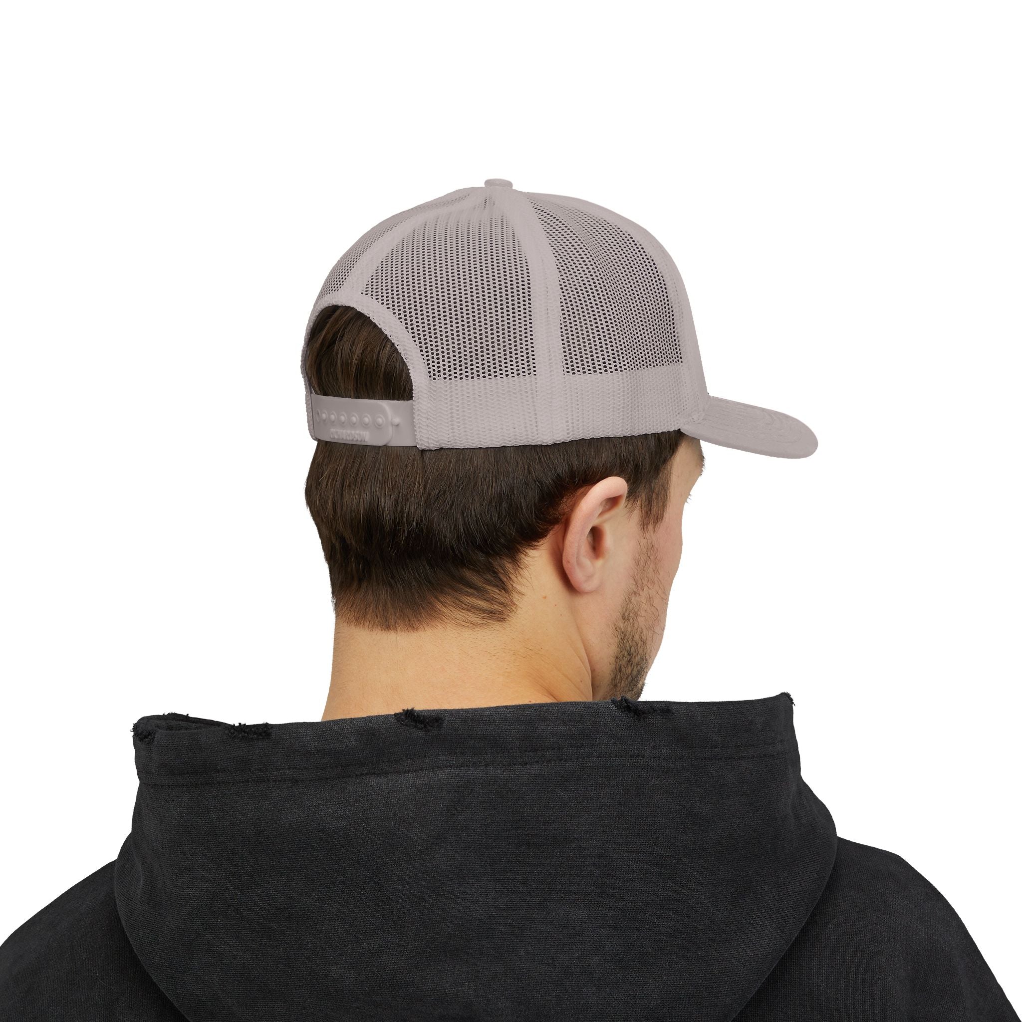 Z4 Embroidered Trucker Cap — Vintage Denim Patch Snapback